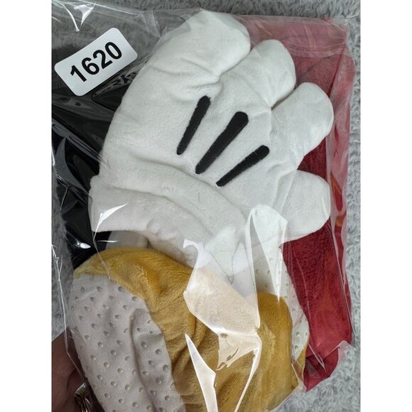 Disney Mickey Mouse Infant Costume 6-12 Mos By Pottery Barn Kids W/ Gloves/Shoes - Picture 15 of 16